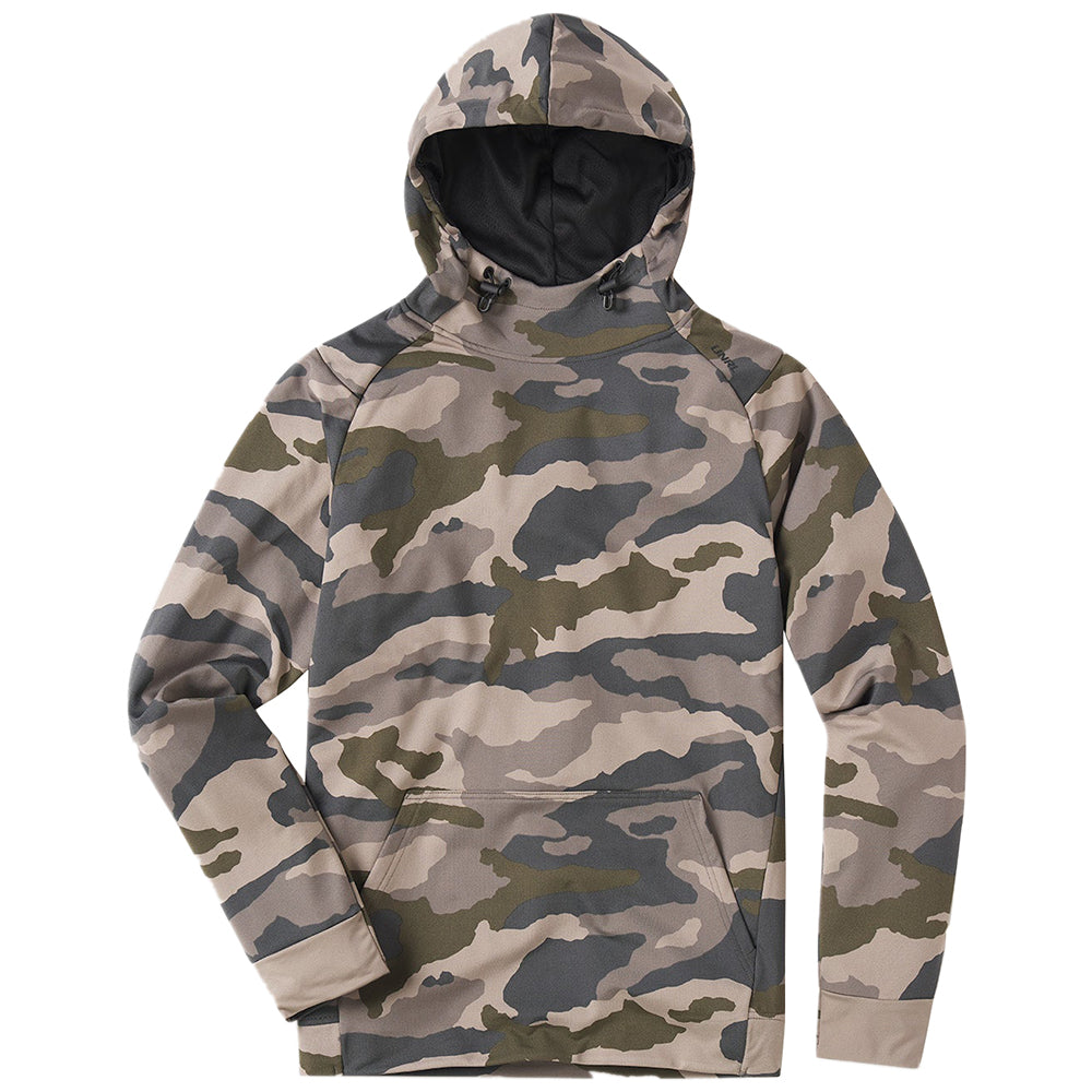 UNRL Unisex Woodland Camo Crossover Hoodie II