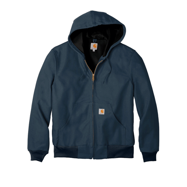 Carhartt Men's Dark Navy Thermal Lined Duck Active Jacket