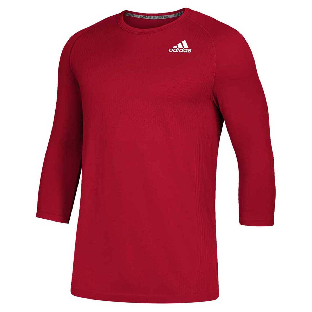 Adidas Red Pullover Baseball Jersey