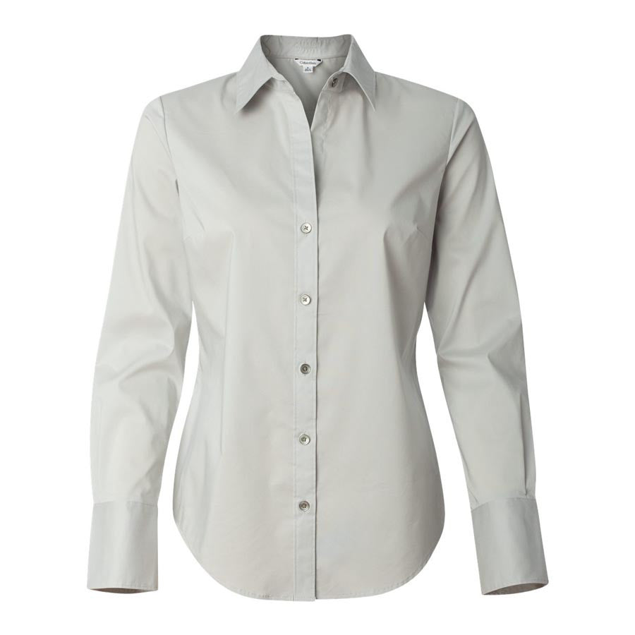 Calvin Klein Long Sleeve Business Shirt In White