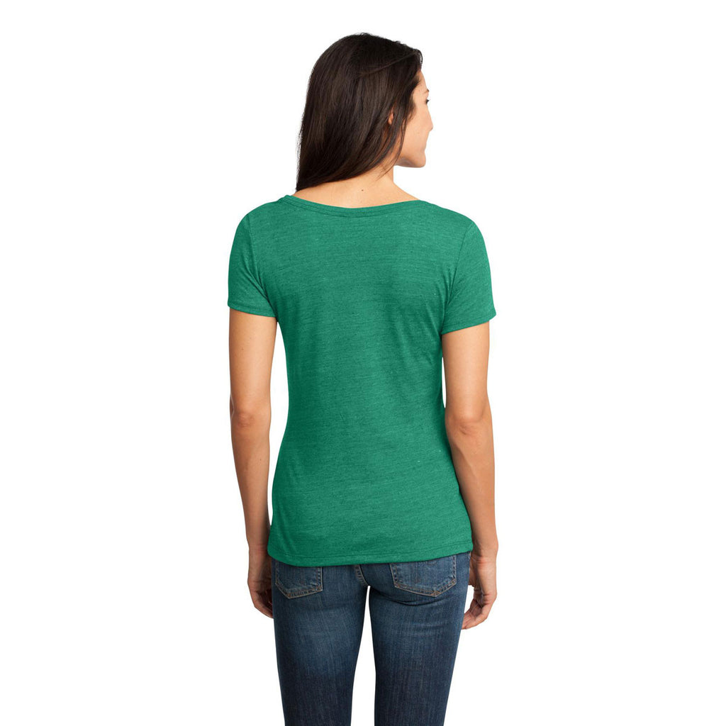 District Made Women's Evergreen Textured Scoop Tee