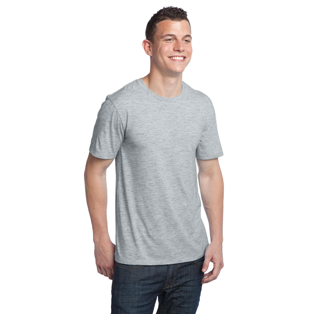 District Men's Grey Extreme Heather Crew Tee