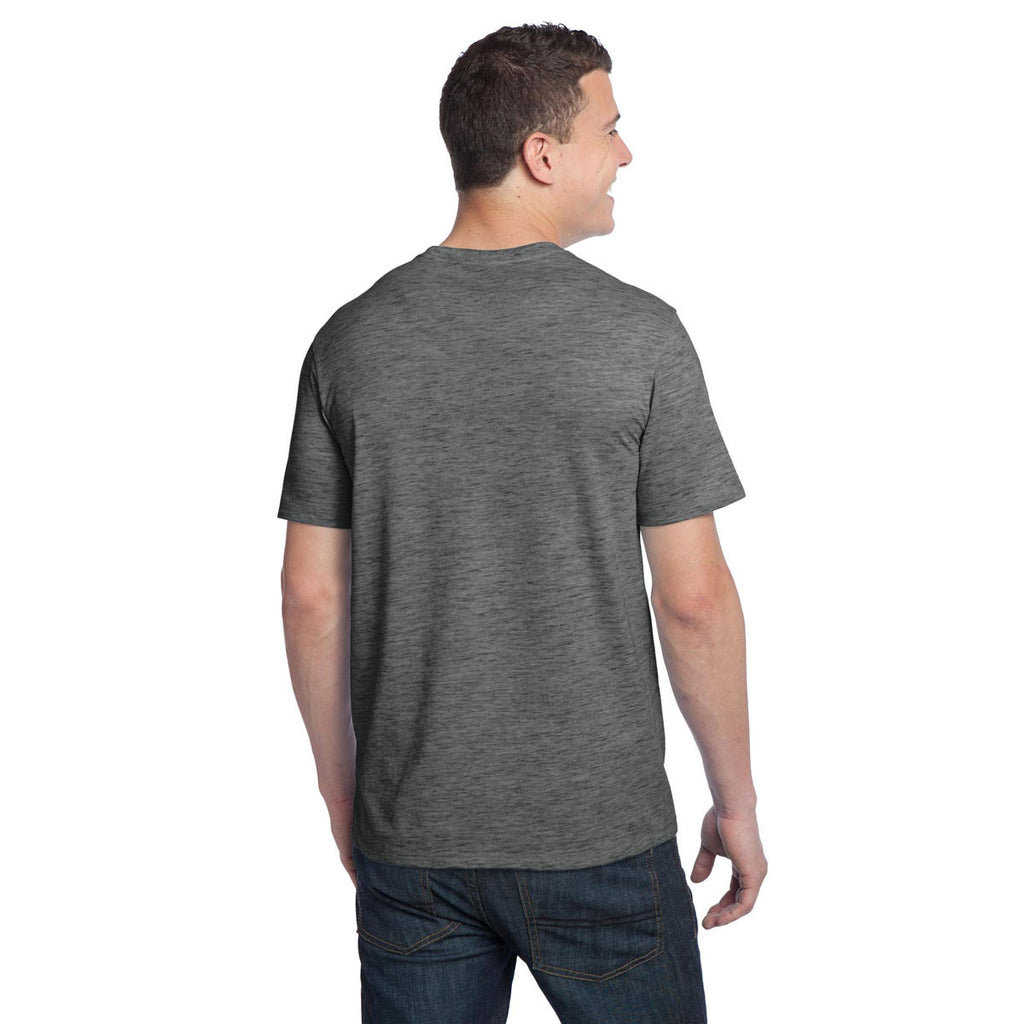 District Men's Magnet Grey Extreme Heather Crew Tee