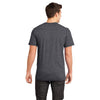 District Men's Charcoal Gravel Gravel 50/50 Notch Crew Tee