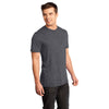 District Men's Charcoal Gravel Gravel 50/50 Notch Crew Tee