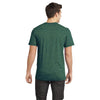 District Men's Green Gravel Gravel 50/50 Notch Crew Tee