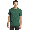 District Men's Green Gravel Gravel 50/50 Notch Crew Tee