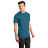 District Men's Turquoise Gravel Gravel 50/50 Notch Crew Tee