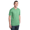 District Men's Green Heather Tri-Blend V-Neck Tee