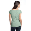 District Women's Green Extreme Heather V-Neck Tee