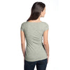 District Women's Grey Extreme Heather V-Neck Tee