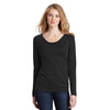 District Women's Black Long Sleeve Thermal