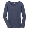 District Women's Navy Heather Long Sleeve Thermal