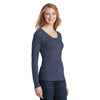 District Women's Navy Heather Long Sleeve Thermal