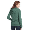 District Women's Marled Evergreen Marled Fleece Full-Zip Hoodie