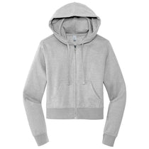 District Women's Light Heather Grey V.I.T. Fleece Full Zip