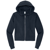 District Women's New Navy V.I.T. Fleece Full Zip