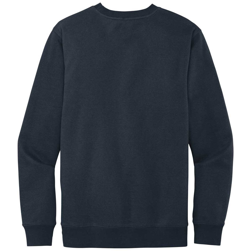 District Men's New Navy V.I.T. Fleece Crew