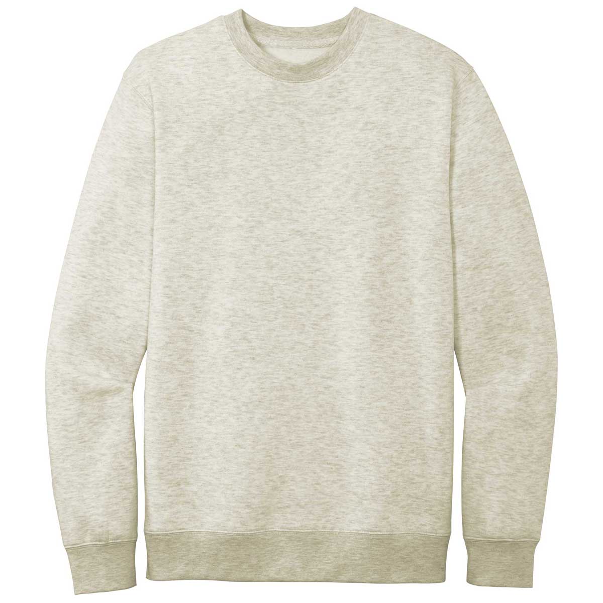 District Men's Oatmeal Heather V.I.T. Fleece Crew