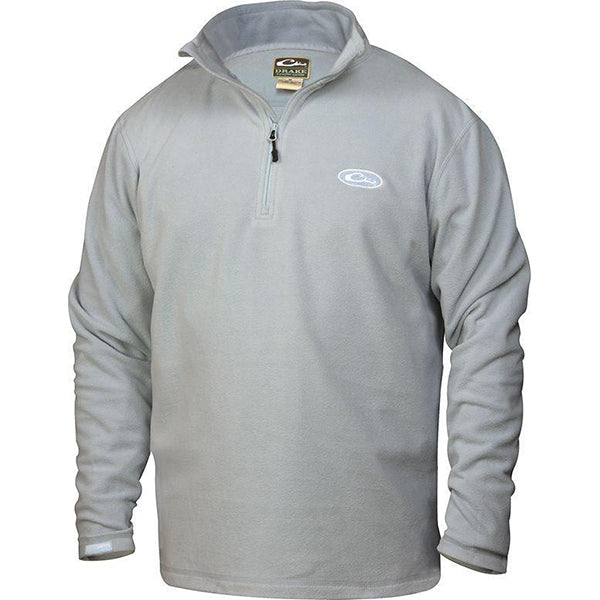 Grey Cotton Quarter Zip Sweatshirt – Drakes