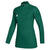 adidas Women's Dark Green Melange/White Game Mode Performance Quarter Zip