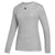 adidas Women's Medium Grey Heathered Amplifier Long Sleeve Tee