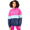 Addison Bay Women's Berry/Beverly Blue/Navy Varsity Quarter Zip