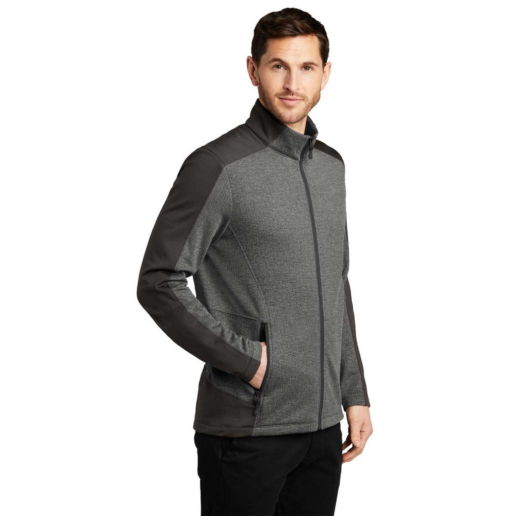 Men's Eddie Bauer® Full-Zip Heather Stretch Fleece Jacket