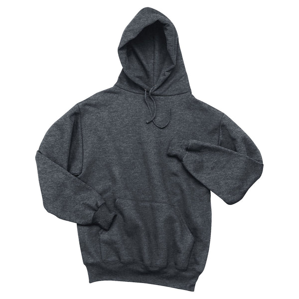 Sport-Tek Men's Graphite Heather Super Heavyweight Pullover Hooded Swe