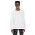 American Apparel Unisex White Flex Fleece Drop Shoulder Pullover Crewneck