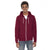 American Apparel Unisex Cranberry Flex Fleece Zip Hoodie