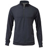 BAW Men's Heather Navy Tri-Blend Quarter Zip