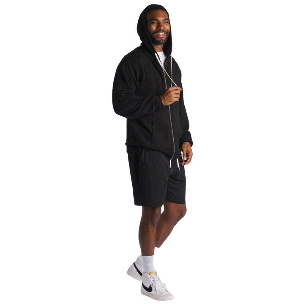 Feat Men's Black TreeCell Plush Zip Hoodie