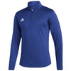 adidas Men's Team Royal Blue/White Under The Lights Long Sleeve Knit 1/4 Zip