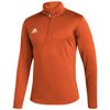 adidas Men's Team Orange/White Under The Lights Long Sleeve Knit 1/4 Zip