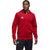 adidas Men's Team Power Red Melange/White Team Issue Full Zip Jacket