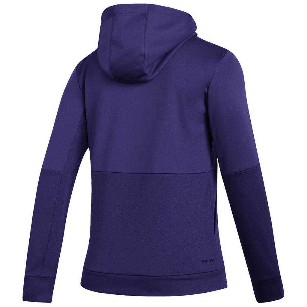 adidas Women's Team Collegiate Purple/White Team Issue Pullover