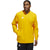 adidas Men's Team Collegiate Gold/White Under The Lights Long Sleeve Woven 1/4 Zip