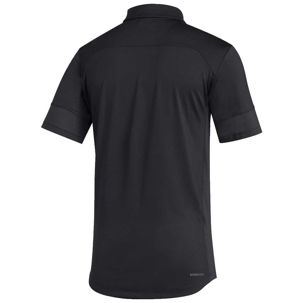 adidas Men's Black/White Under The Lights Coaches Polo