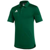 adidas Men's Team Dark Green/White Under The Lights Coaches Polo