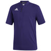 adidas Men's Team Collegiate Purple/White Under The Lights Short Sleeve 1/4 Zip