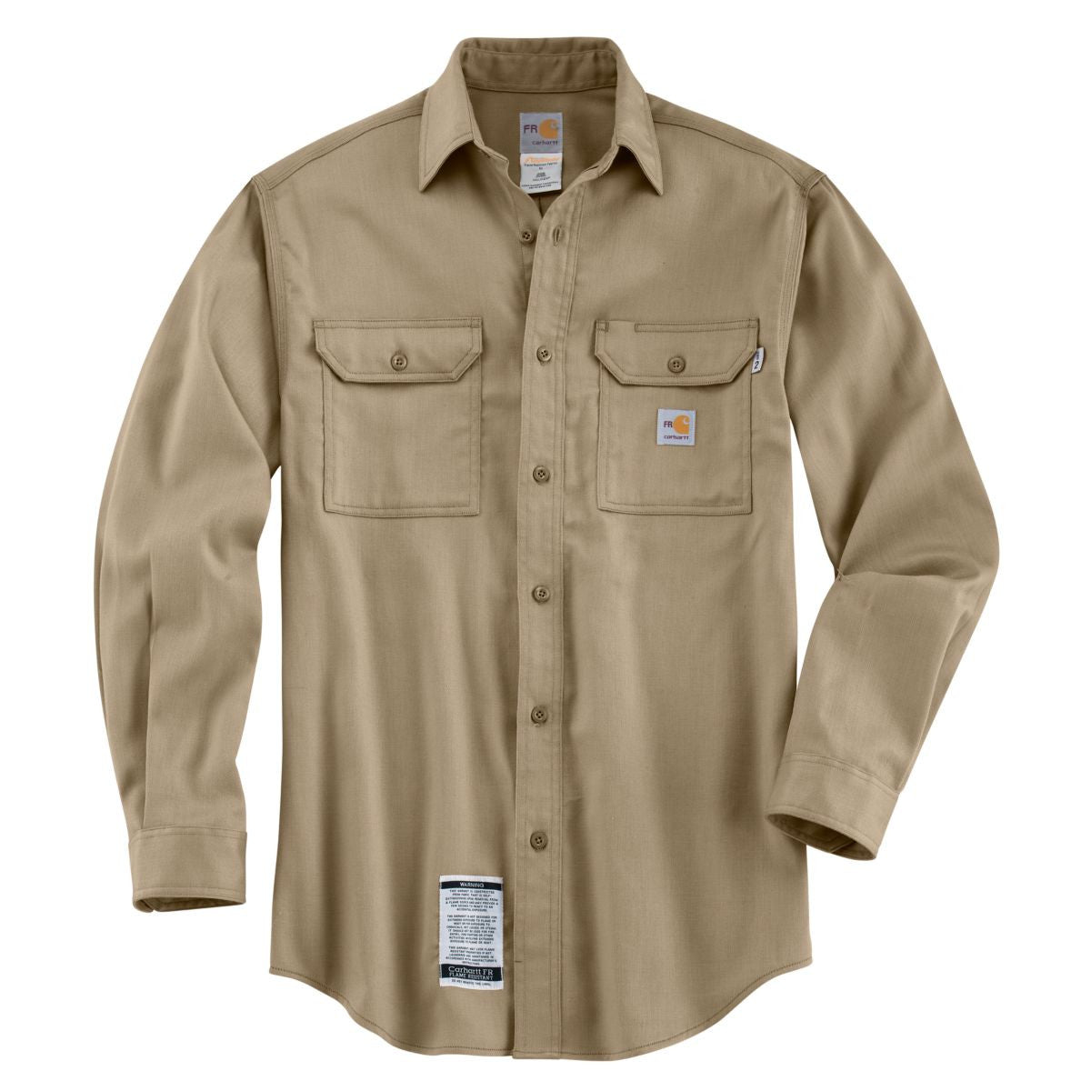 Carhartt Men&s Flame Resistant Twill Shirt | Khaki | L