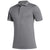 adidas Men's Grey Three/Black 3-Stripe Basic Polo