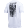 Under Armour Men's White Freedom Flag Tee