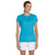 Gildan Women's Carolina Blue Performance 5 oz. T-Shirt