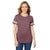 Gildan Women's Heather Maroon/White Heavy Cotton Victory T-Shirt