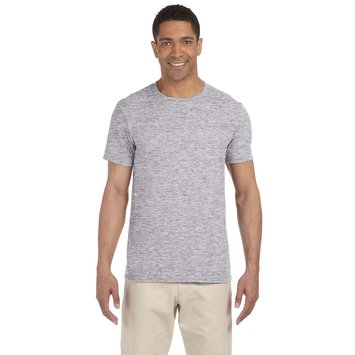 Hononegah Indians Softstyle T-shirt, Sport Grey