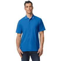 Gildan Men's Royal Softstyle Double Pique Polo