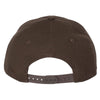 Outdoor Cap Brown Canvas Cap with Camo Visor