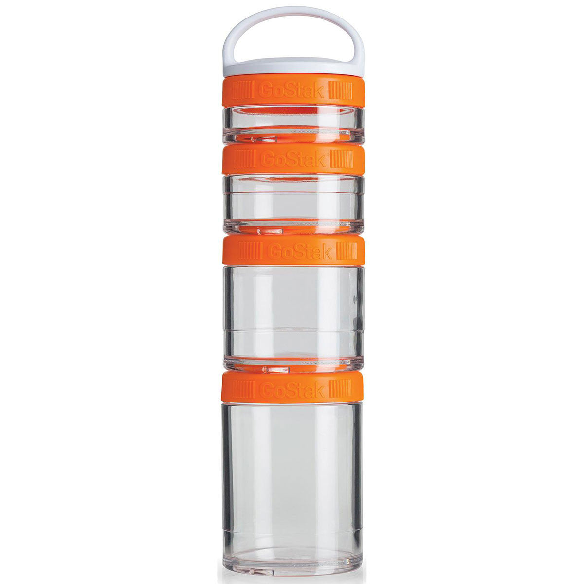 Blender Bottle GoStak Portable & Stackable Containers White 4 Pack